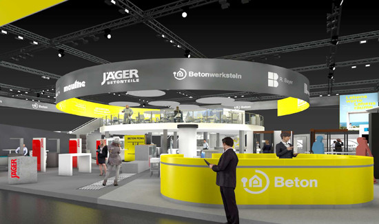 BAU 2017 Messestand IZB